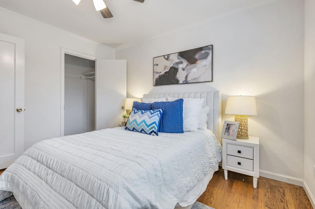 Bedroom, Interior, Wood Texture Flooring