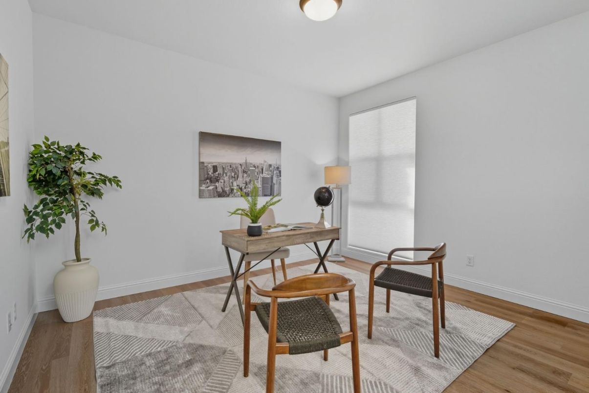 Home Office, Interior, Wood Texture Flooring