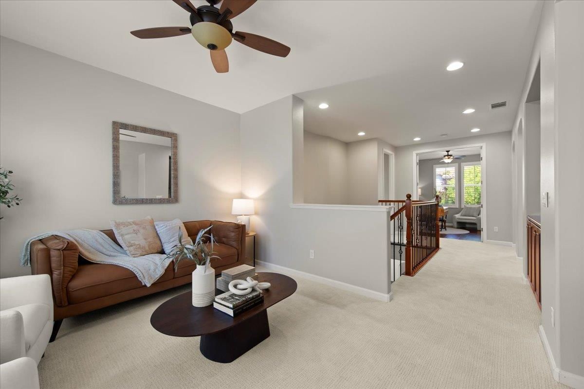Interior, Living room, Recessed Lighting