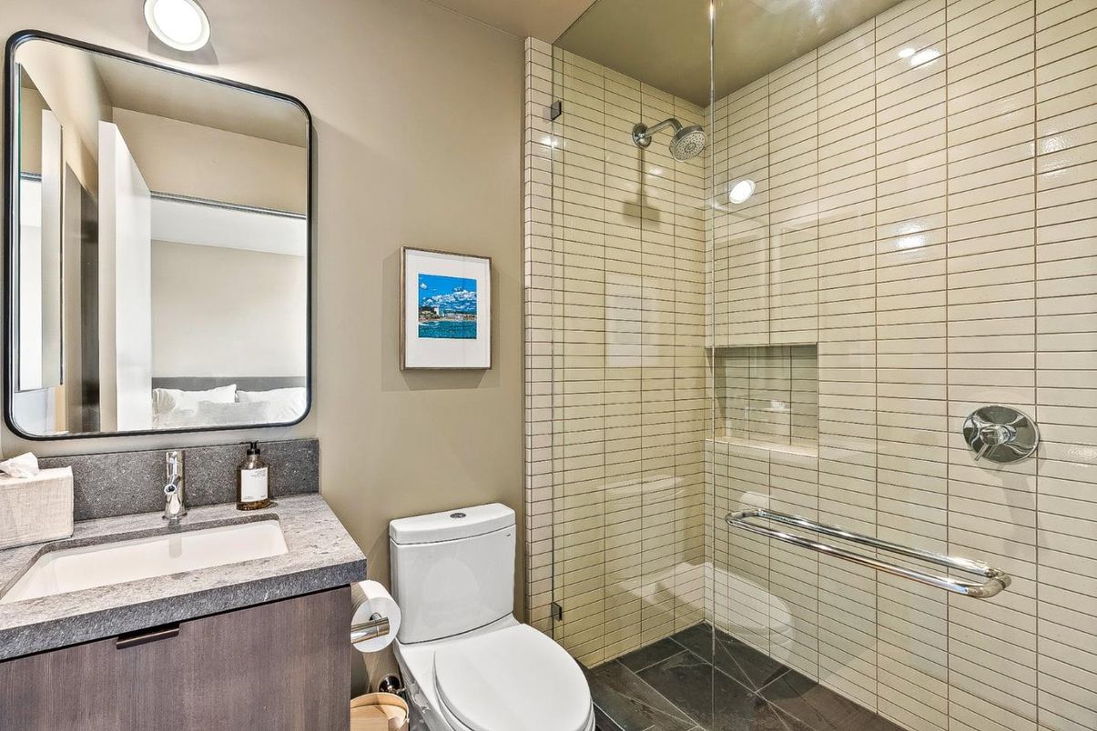 Bathroom, Glass Shower, Interior