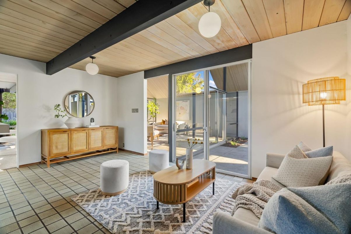 Interior, Living room, Wooden Ceilings