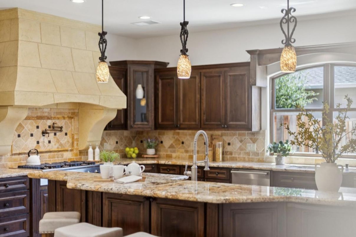 Interior, Kitchen, Pendant Lights, Recessed Lighting