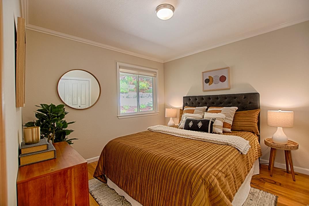 Bedroom, Interior, Wood Texture Flooring
