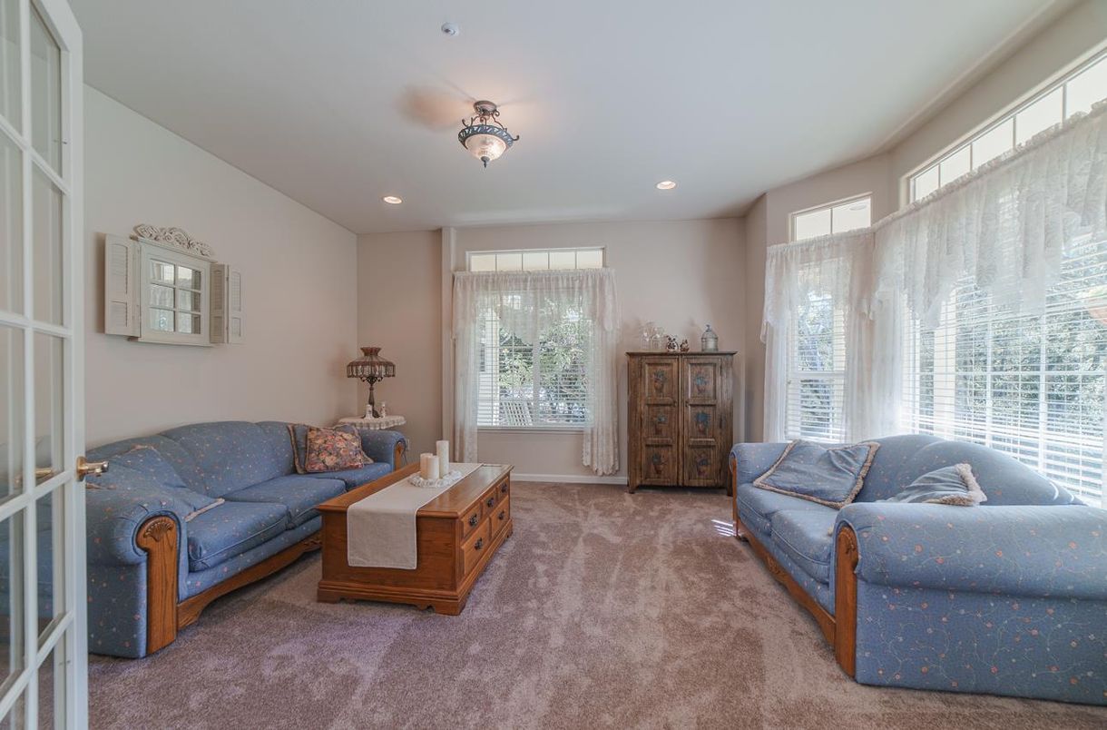 Interior, Living room, Recessed Lighting