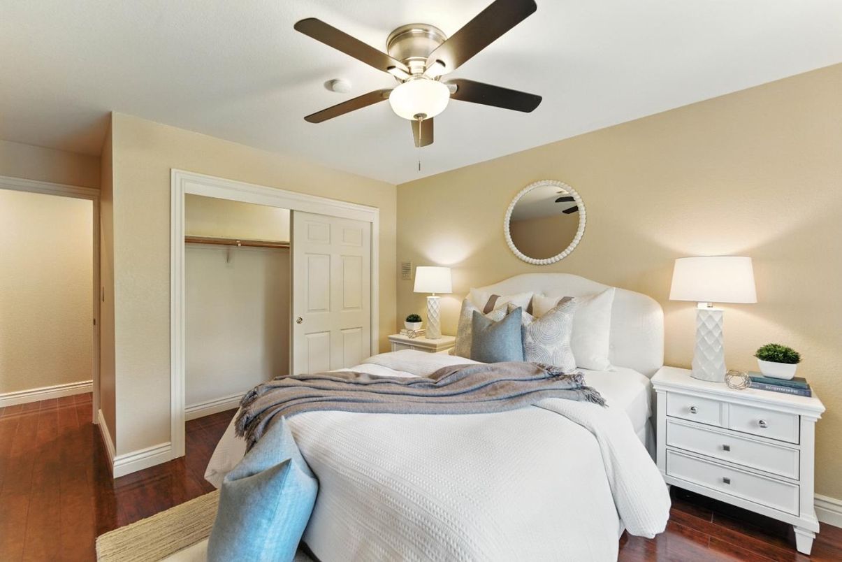 Bedroom, Interior, Wood Texture Flooring