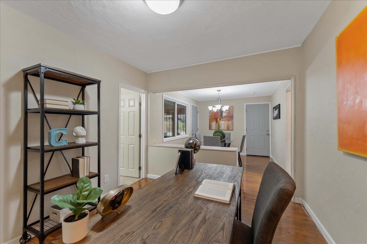 Home Office, Interior, Wood Texture Flooring