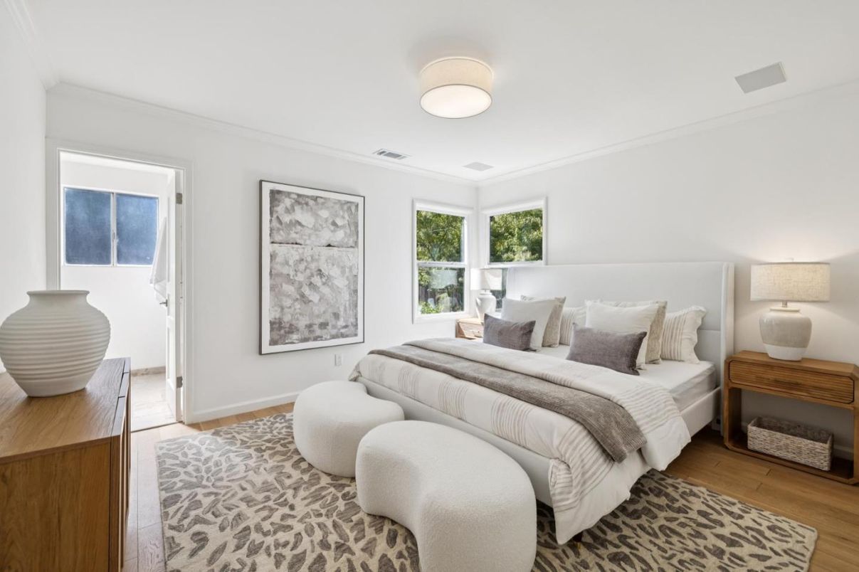 Bedroom, Interior, Wood Texture Flooring