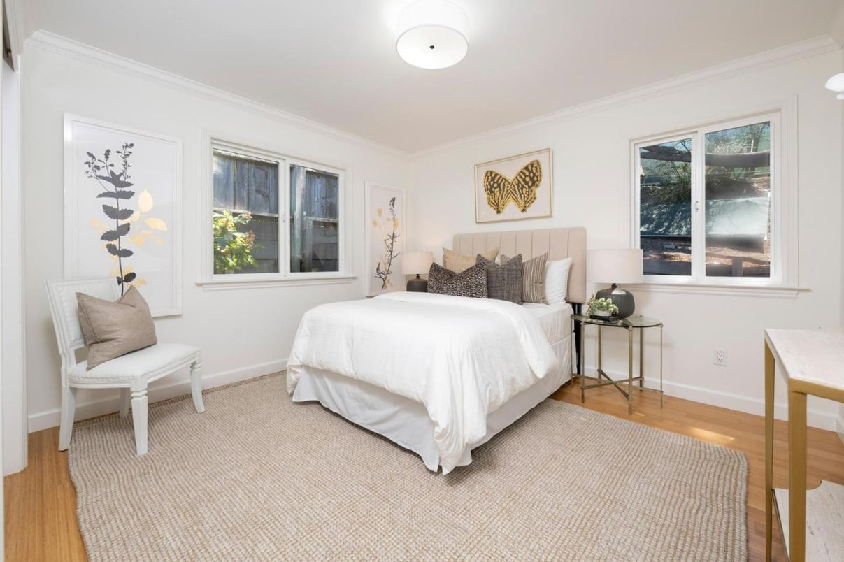Bedroom, Interior, Wood Texture Flooring