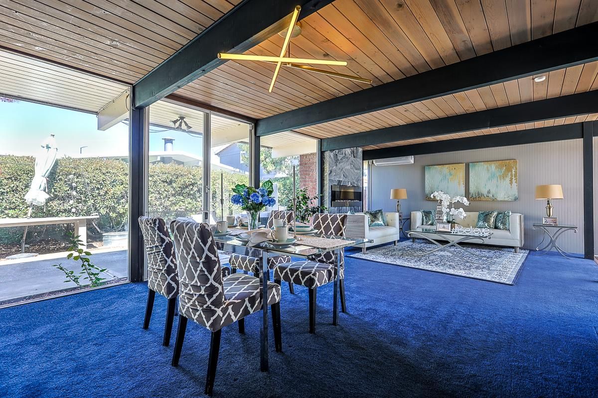 Dining room, Interior, Living room, Wooden Beams, Wooden Ceilings