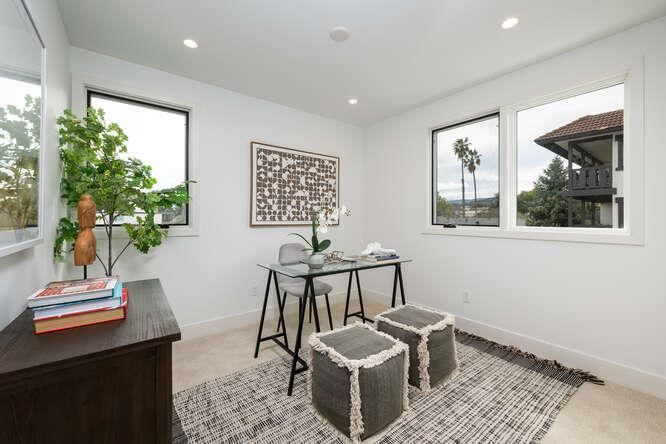 Home Office, Interior, Recessed Lighting