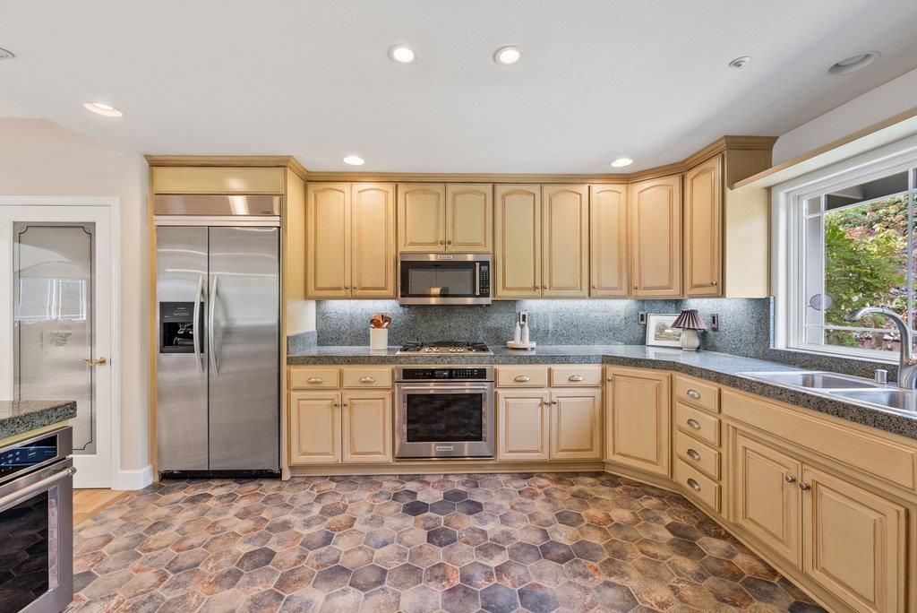 Interior, Kitchen, Recessed Lighting, Stainless Steel Appliances