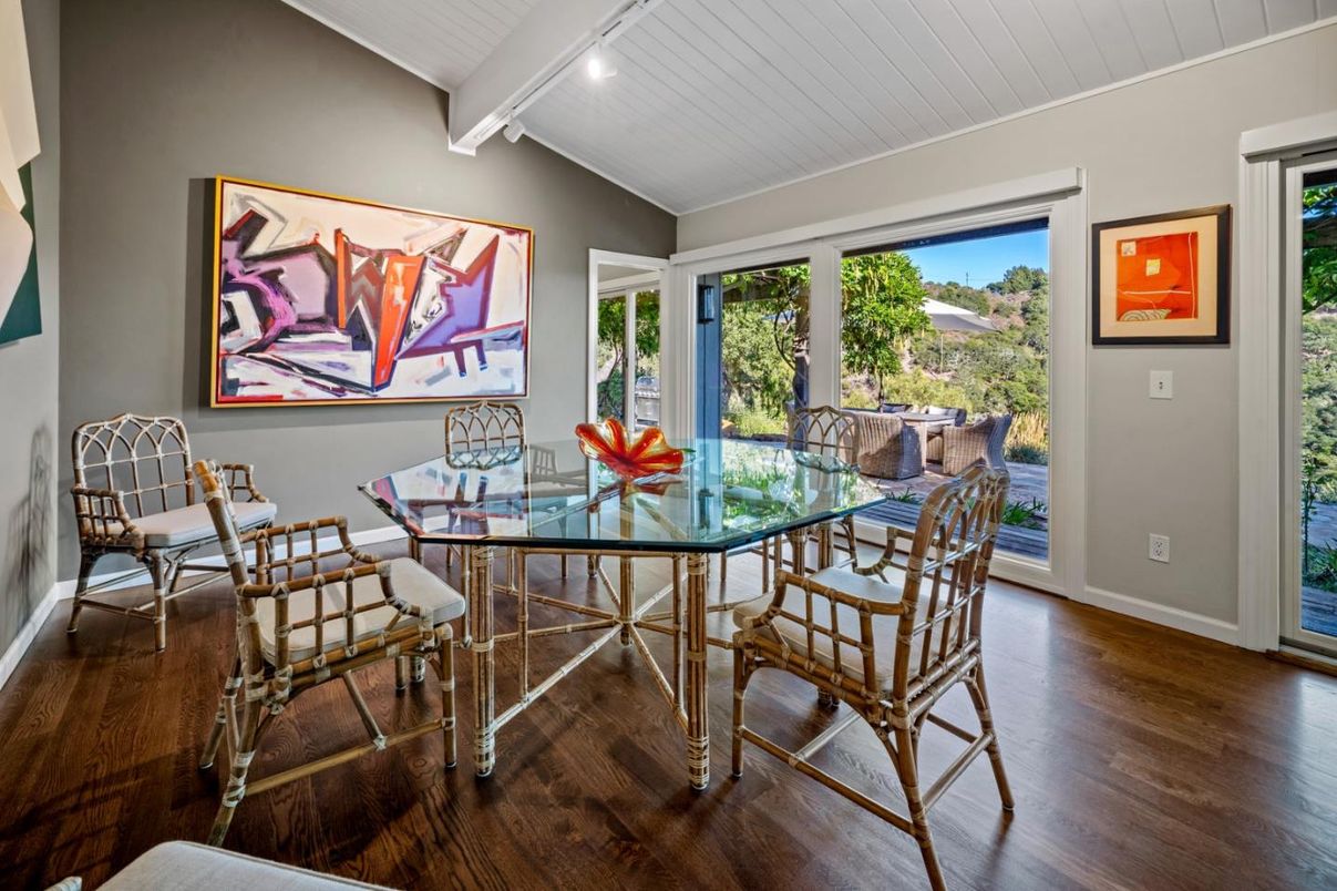 Dining room, Interior, Wood Texture Flooring