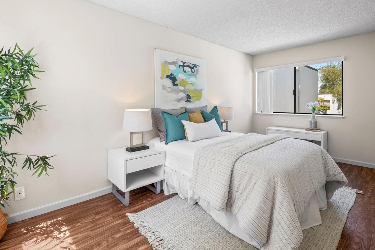 Bedroom, Interior, Wood Texture Flooring