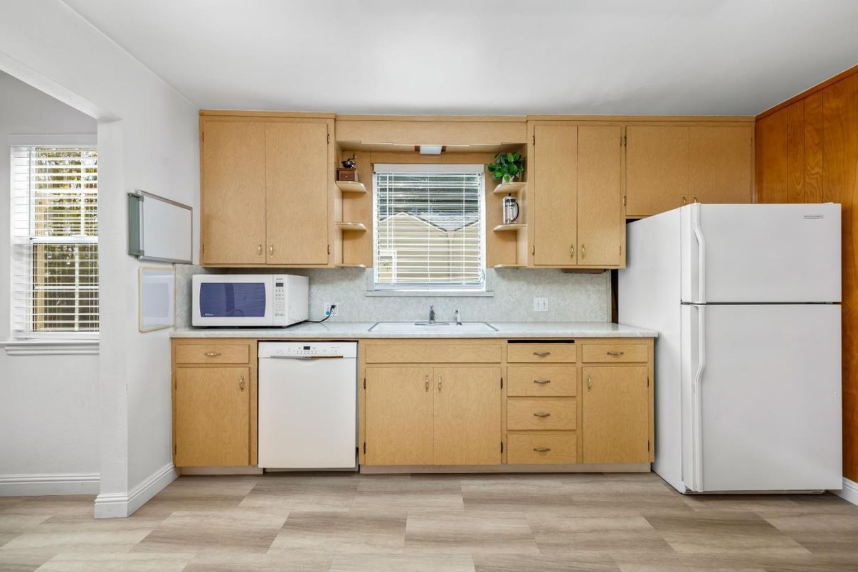 Interior, Kitchen, Wood Texture Flooring