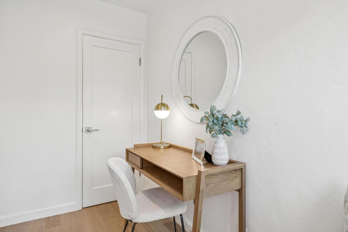 Home Office, Interior, Wood Texture Flooring