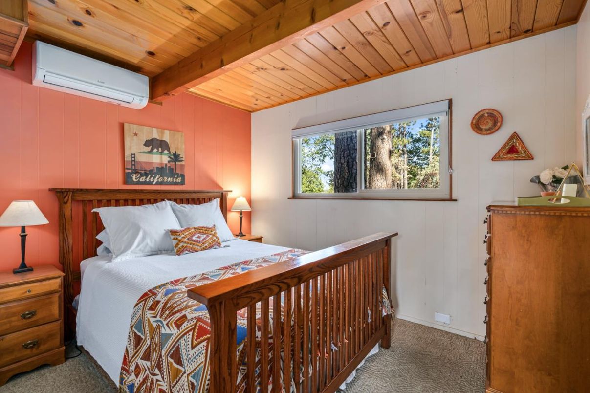 Bedroom, Interior, Wooden Ceilings