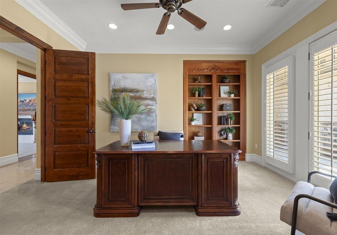 Home Office, Interior, Recessed Lighting