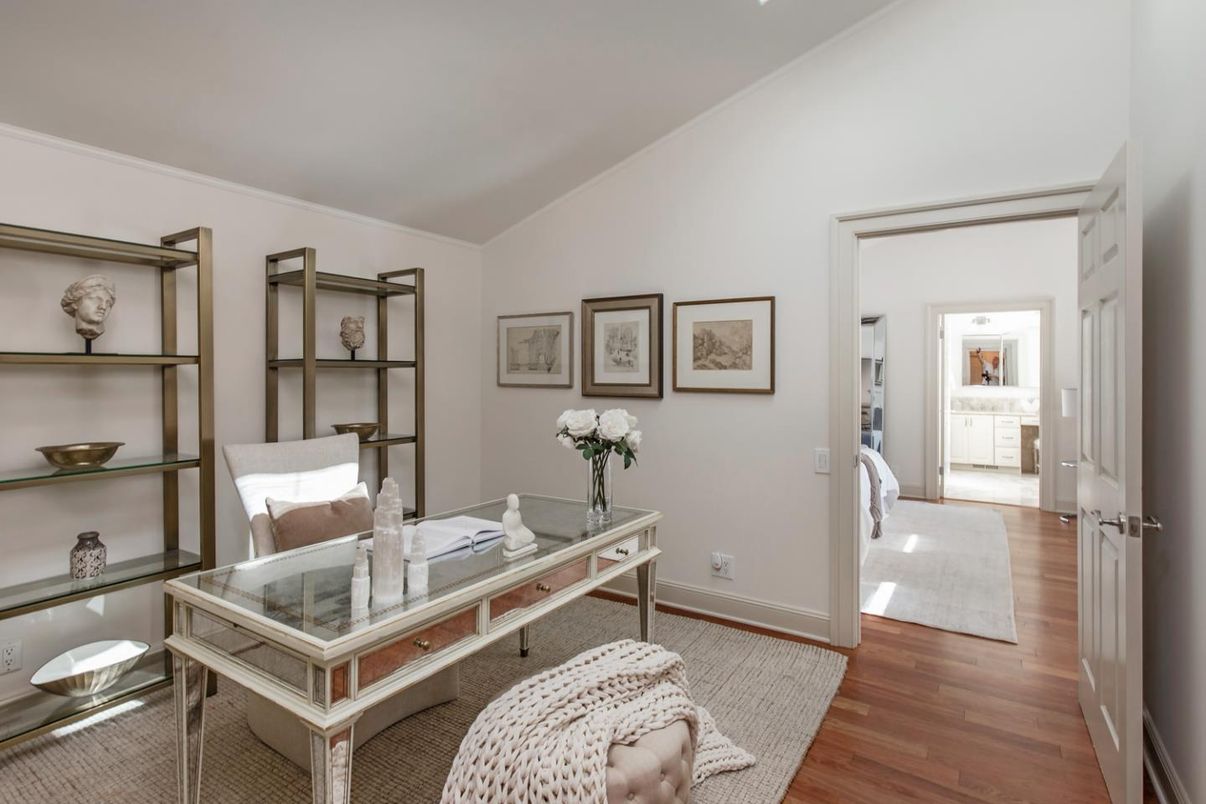 Home Office, Interior, Wood Texture Flooring