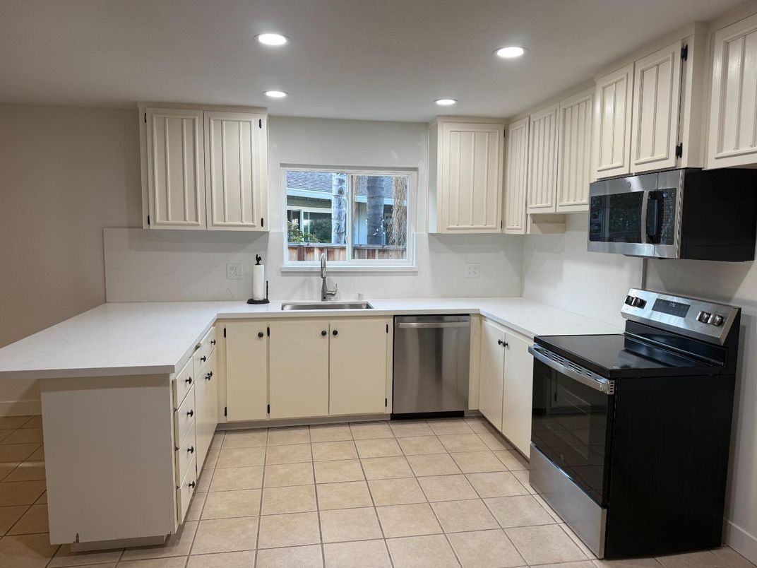 Interior, Kitchen, Recessed Lighting, Stainless Steel Appliances