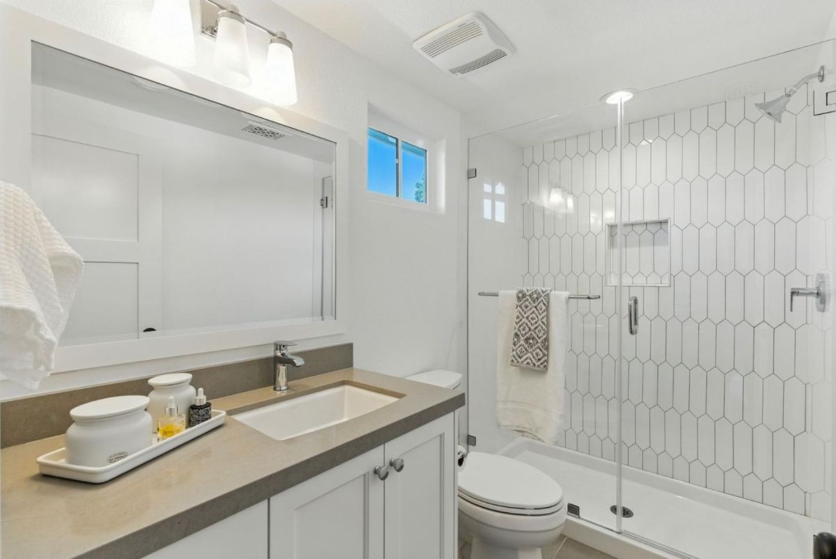 Bathroom, Glass Shower, Interior
