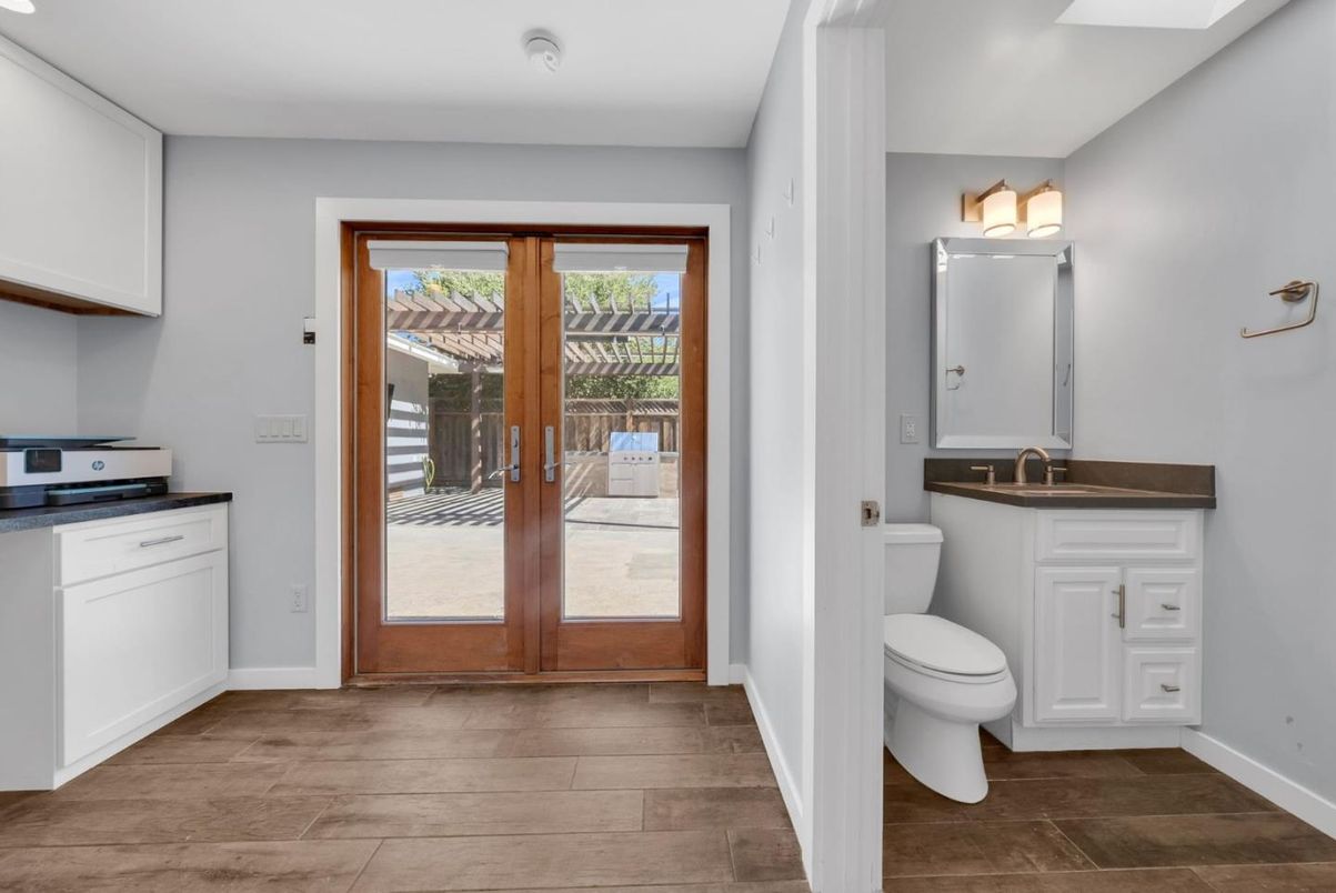 Bathroom, Interior, Wood Texture Flooring