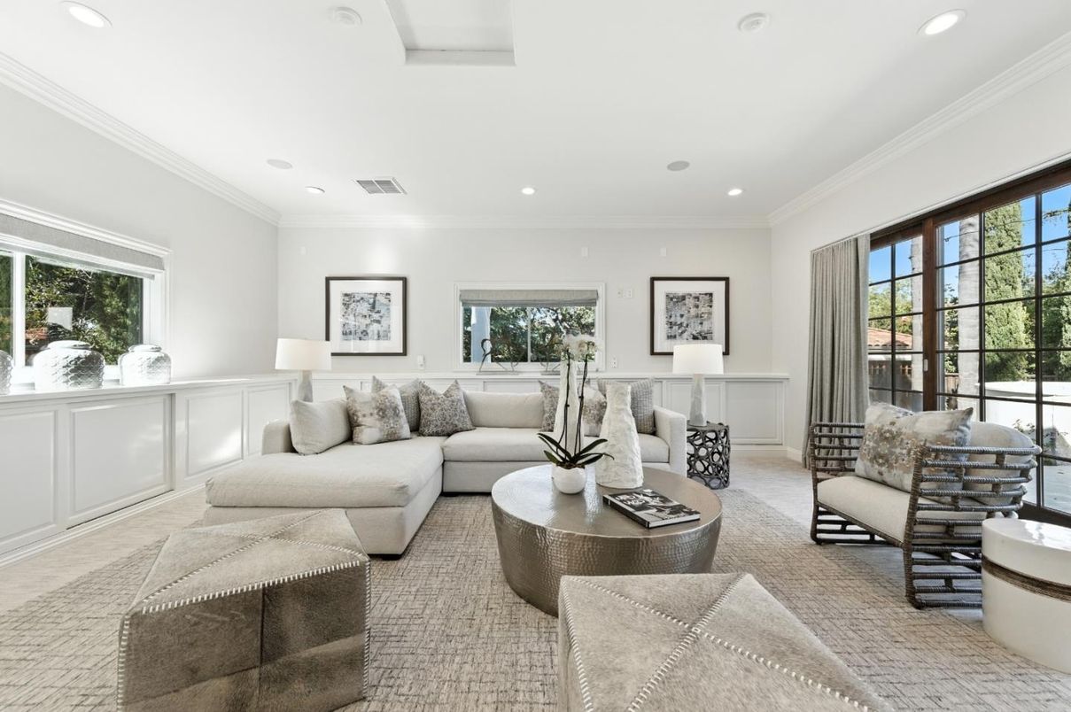 Interior, Living room, Recessed Lighting
