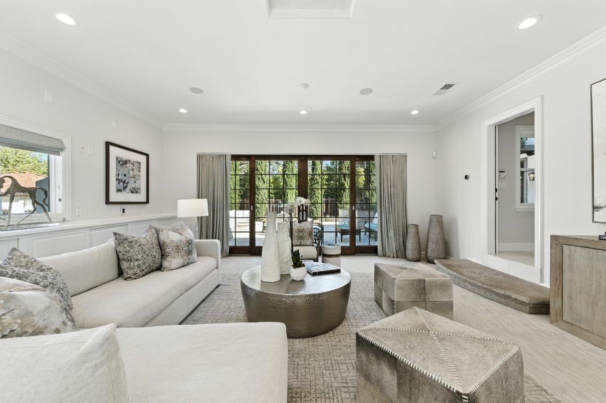 Interior, Living room, Recessed Lighting