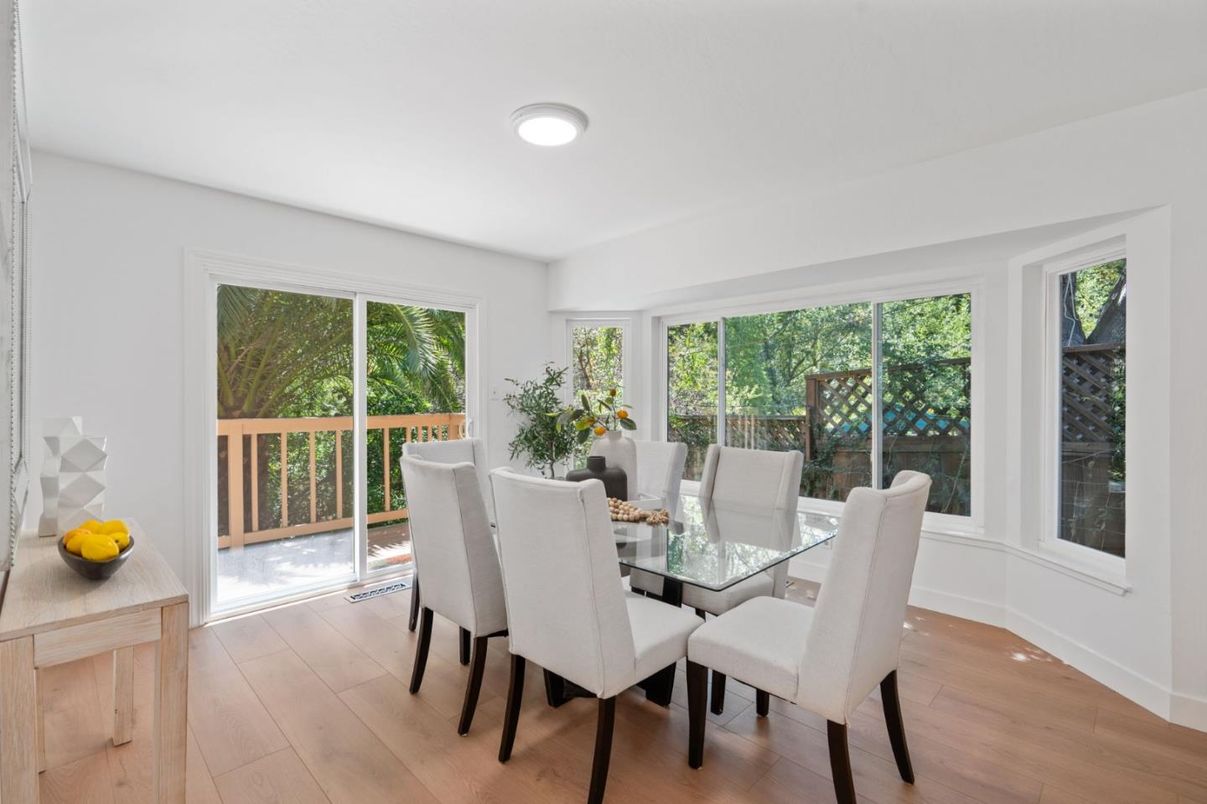 Dining room, Interior, Wood Texture Flooring