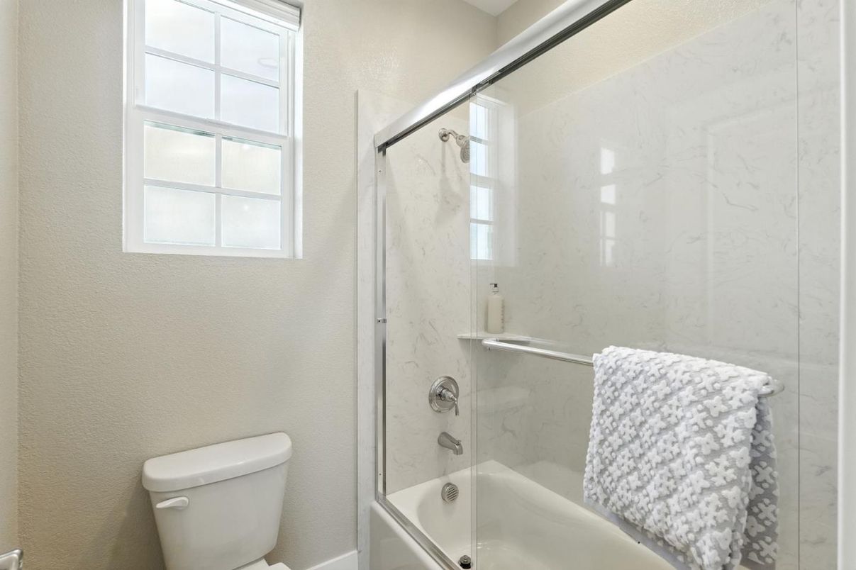 Bathroom, Glass Shower, Interior, Marble Walls