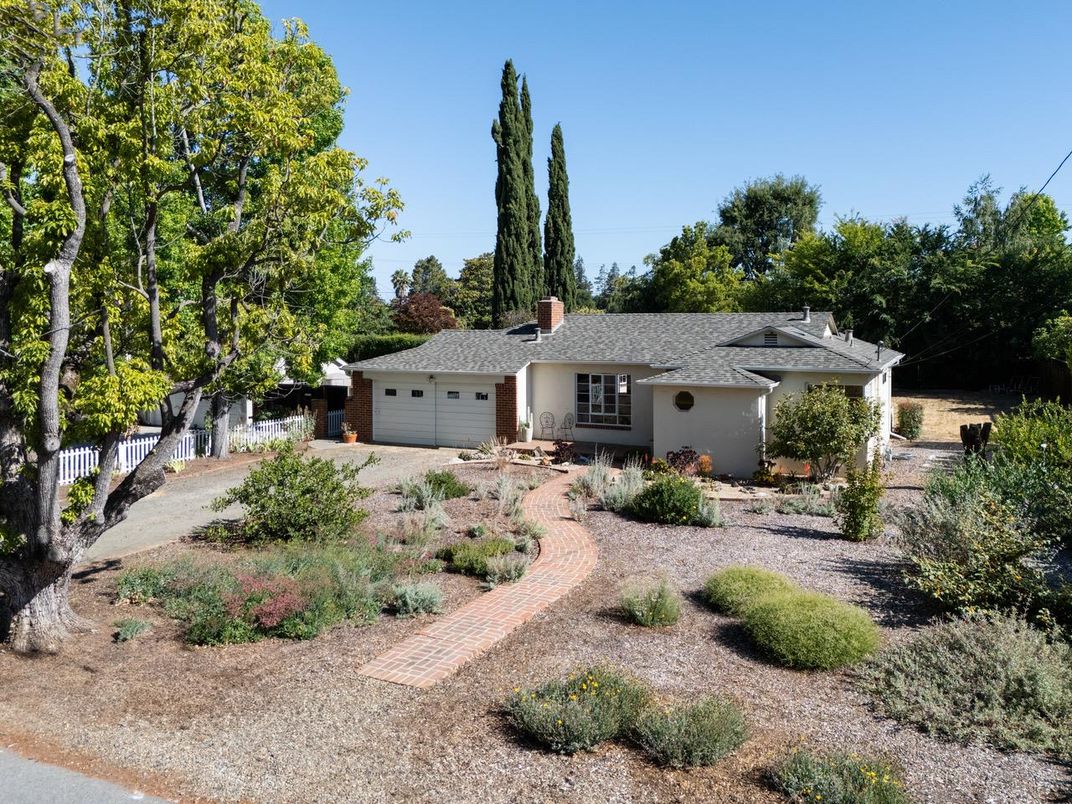 Attached, Backyard, Exterior, Facade, Ranch
