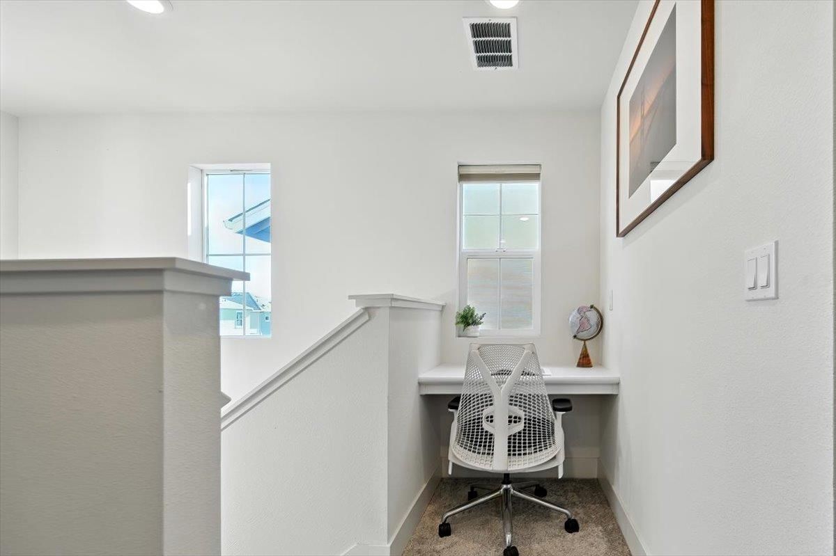 Home Office, Interior, Recessed Lighting