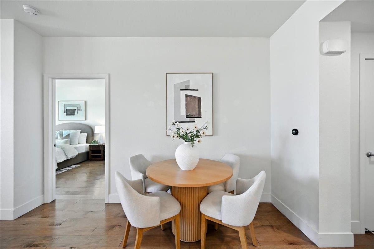 Bedroom, Dining room, Interior, Wood Texture Flooring
