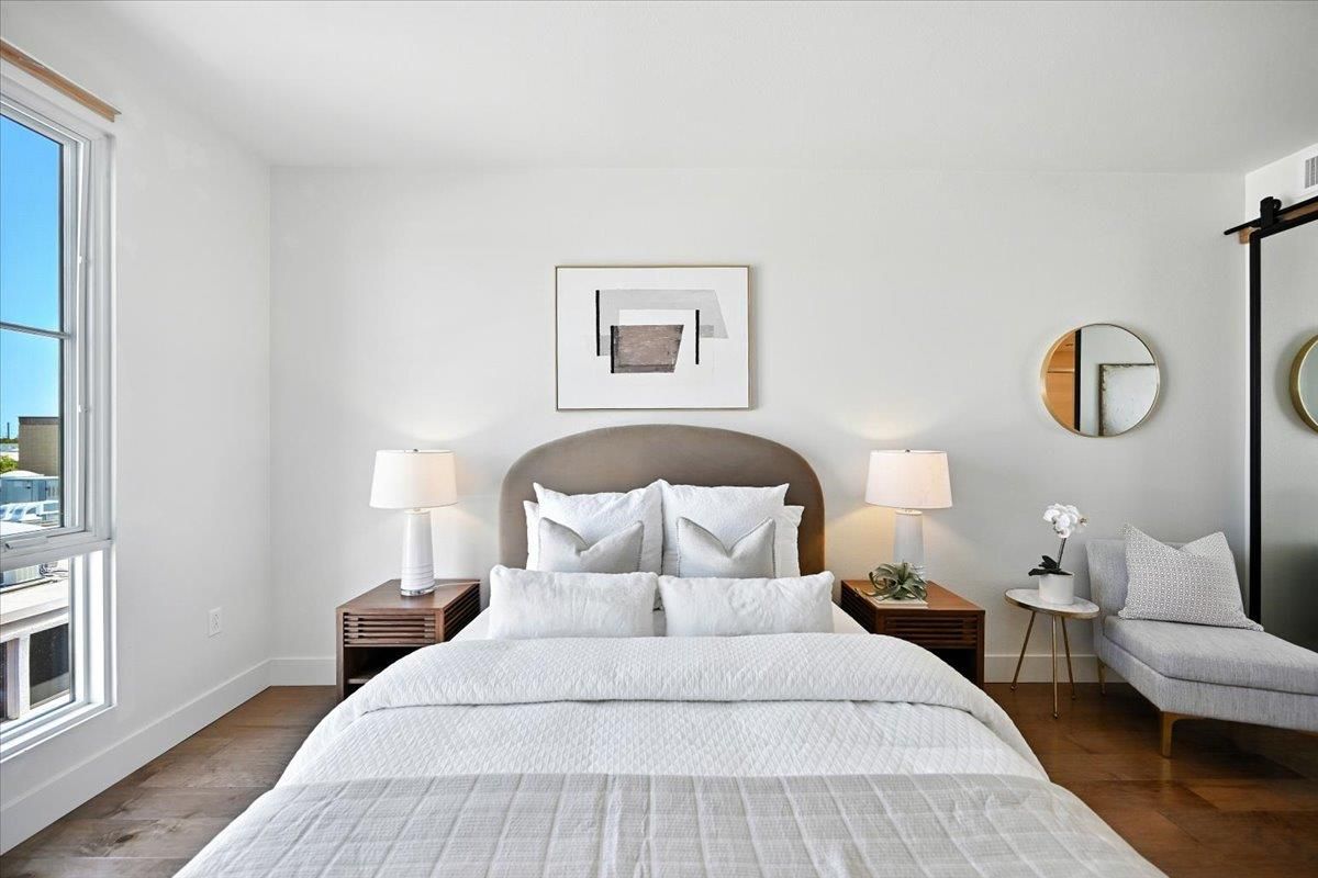 Bedroom, Interior, Wood Texture Flooring