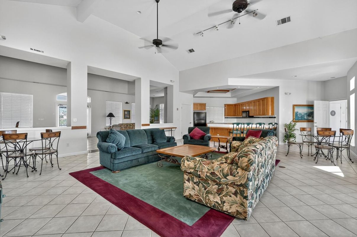 Dining room, Interior, Kitchen, Living room, Recessed Lighting, Stainless Steel Appliances