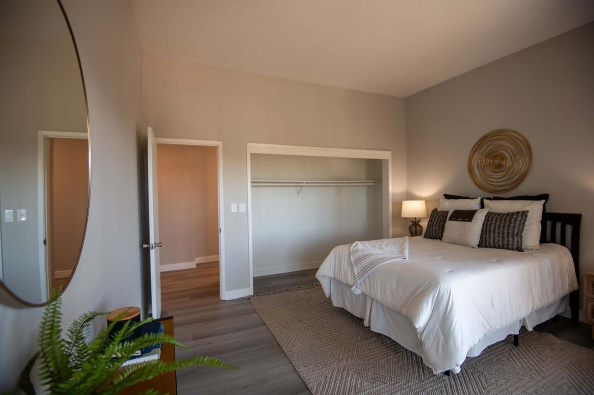 Bedroom, Interior, Wood Texture Flooring