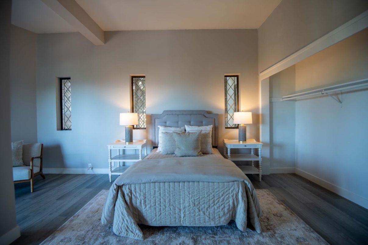Bedroom, Interior, Wood Texture Flooring
