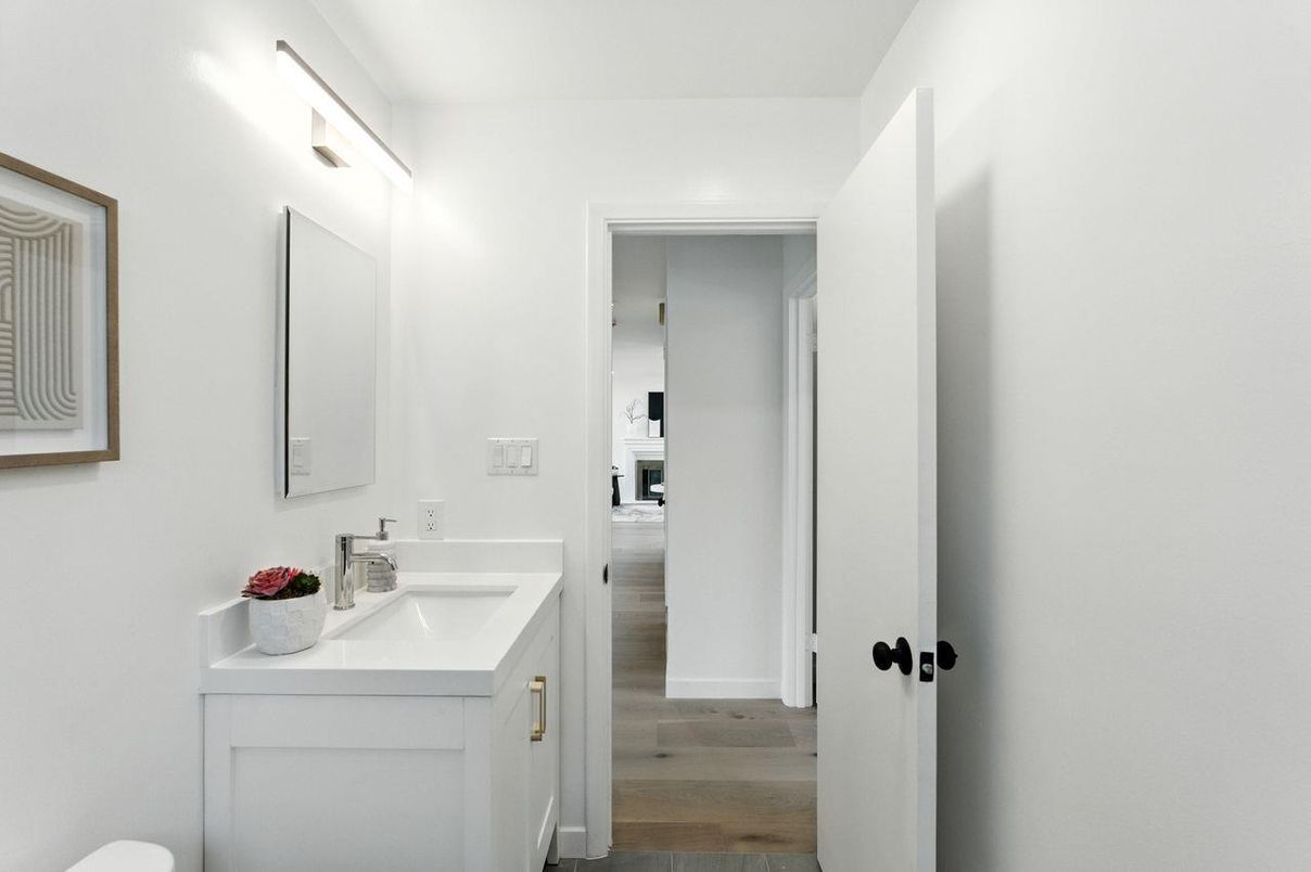 Bathroom, Interior, Wood Texture Flooring