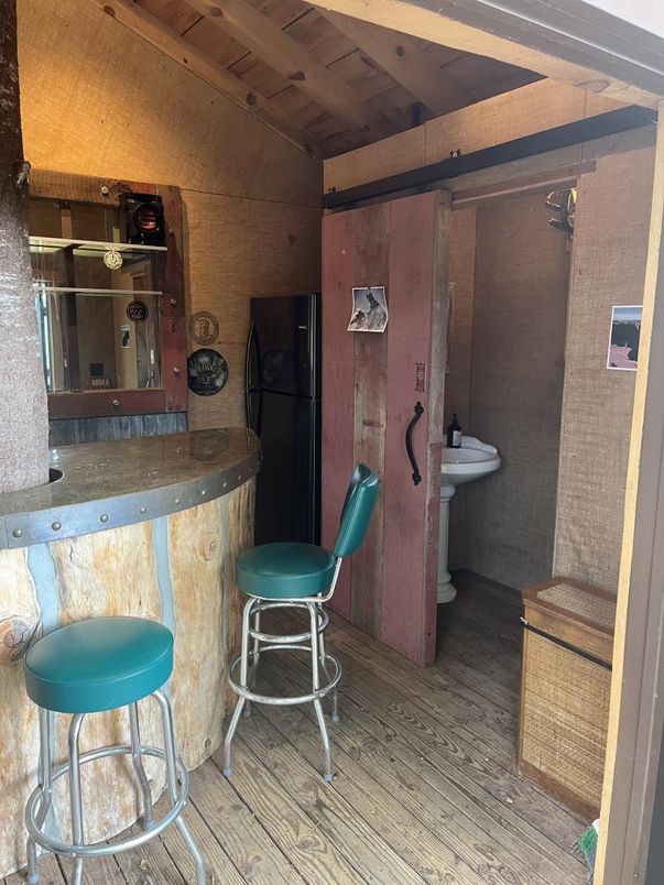 Bathroom, Interior, Wood Texture Flooring