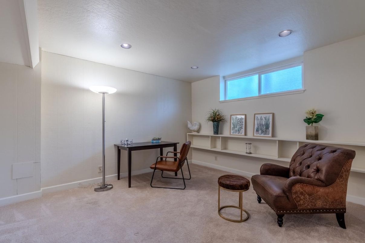 Home Office, Interior, Recessed Lighting