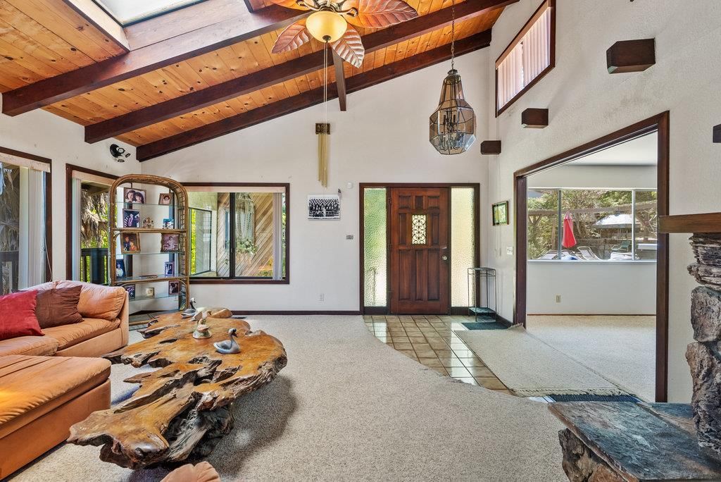 Interior, Living room, Pendant Lights, Wooden Beams, Wooden Ceilings