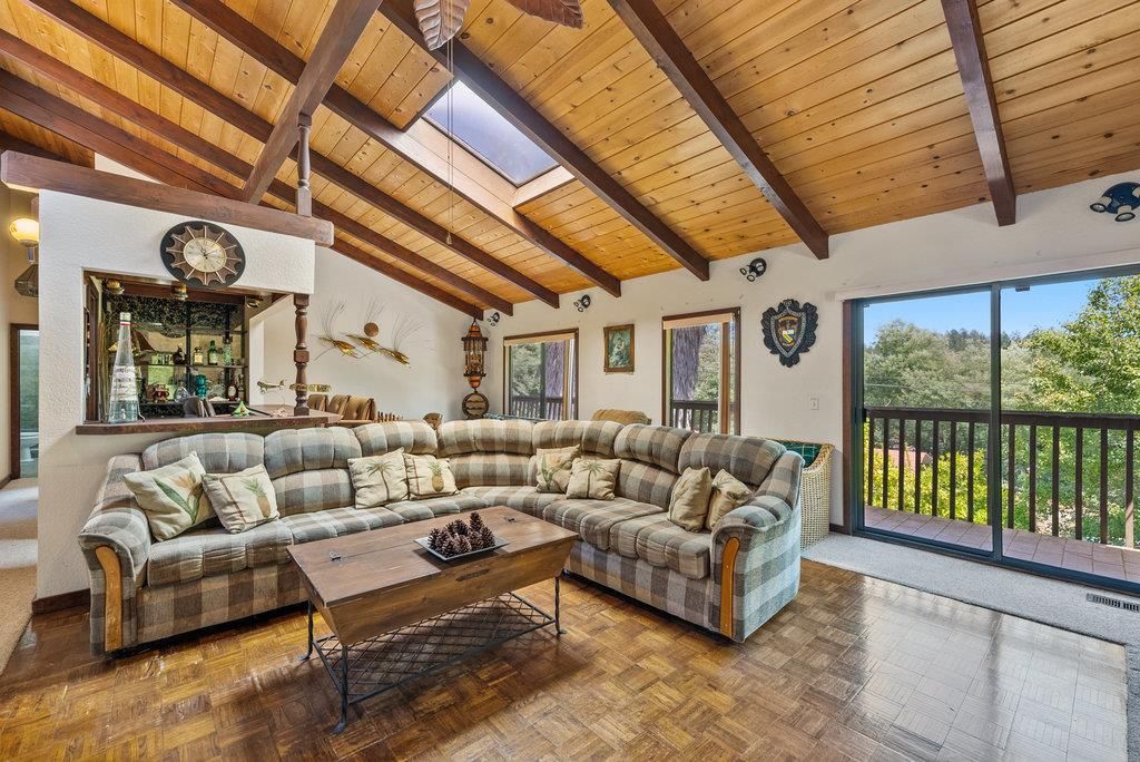 Interior, Living room, Wooden Beams, Wooden Ceilings, Wood Texture Flooring