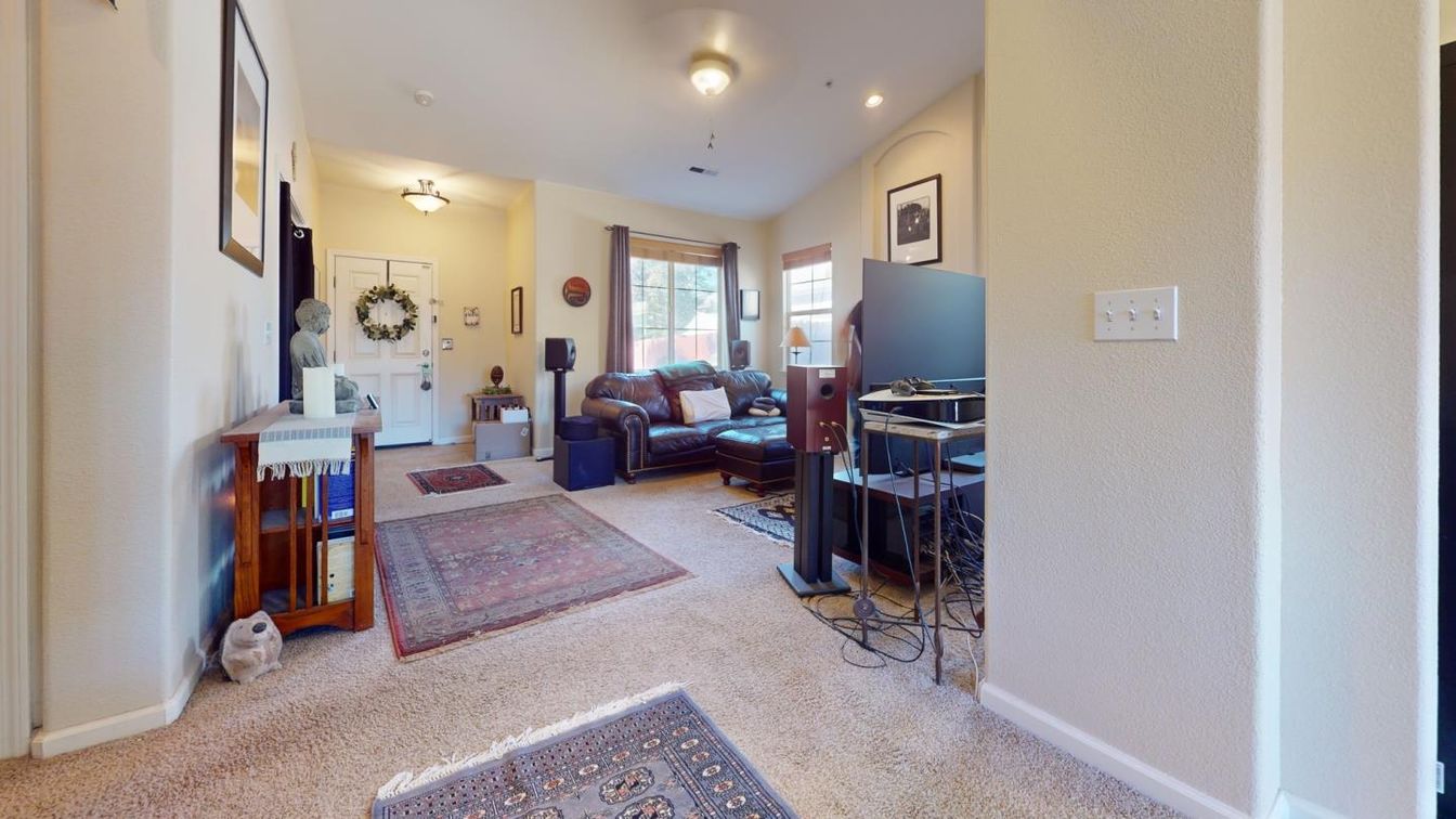 Interior, Living room, Recessed Lighting