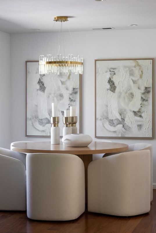 Chandelier, Dining room, Interior, Pendant Lights, Wood Texture Flooring