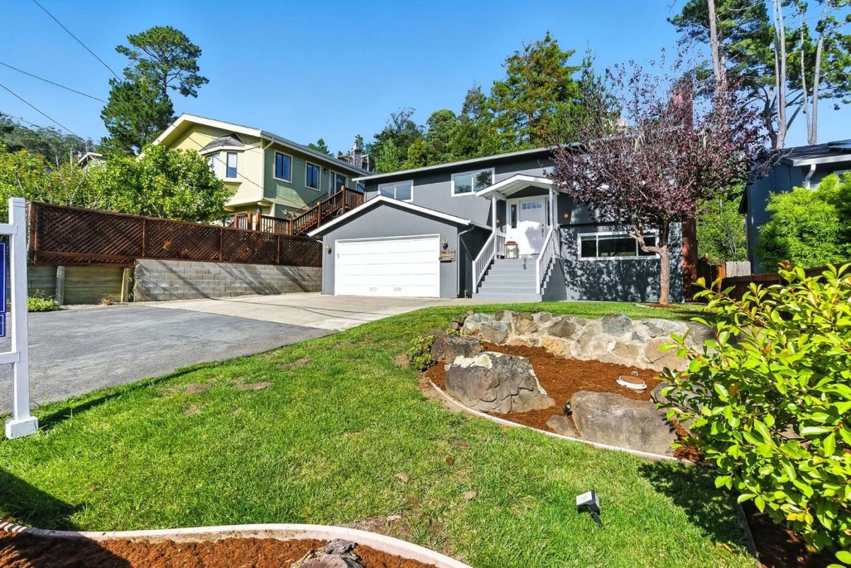 Attached, Backyard, Detached Garage, Exterior, Facade, None
