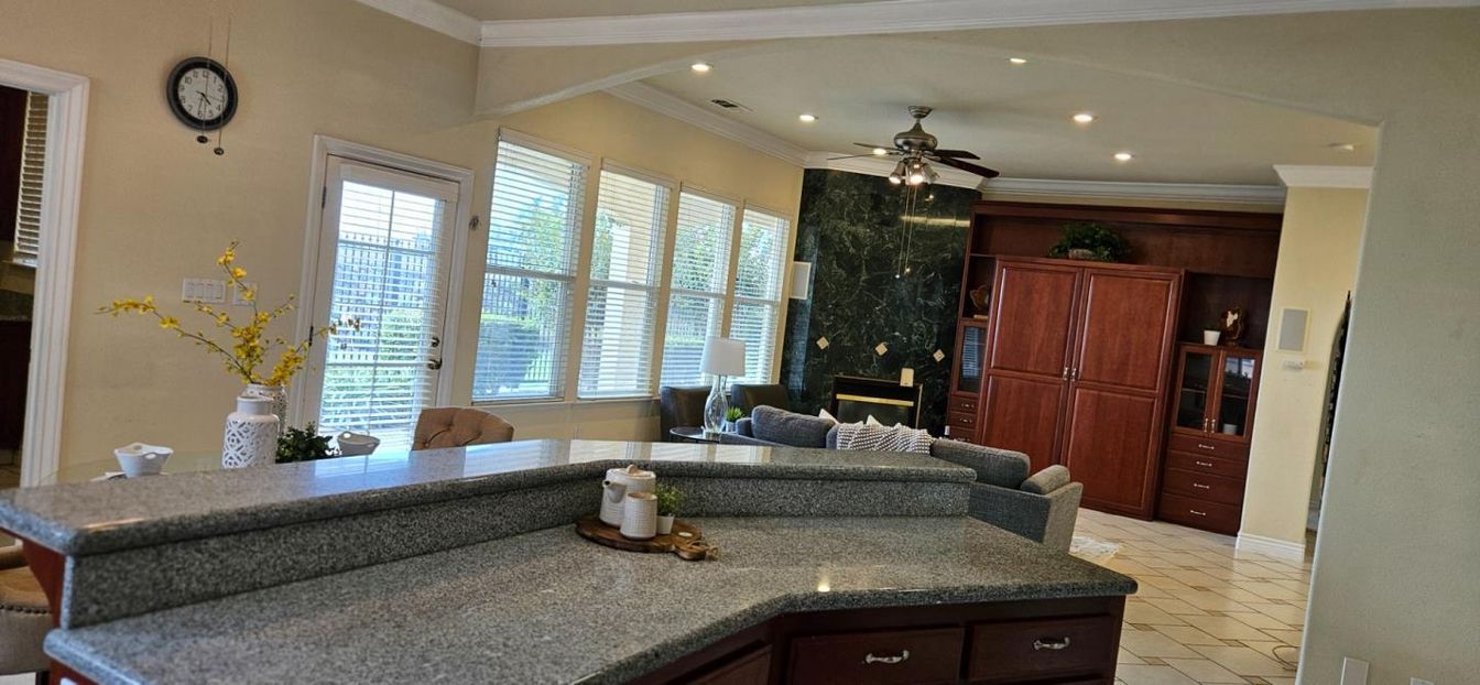 Interior, Living room, Recessed Lighting