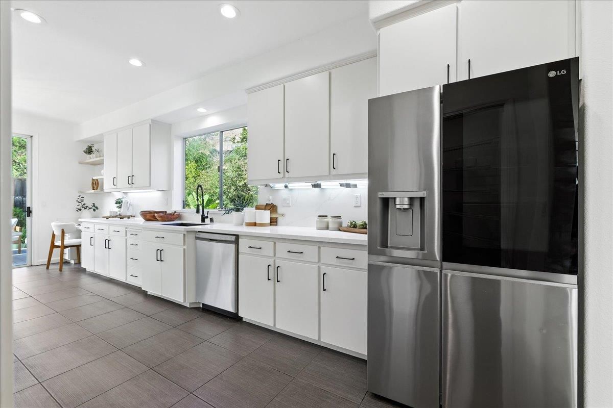 Interior, Kitchen, Recessed Lighting, Stainless Steel Appliances