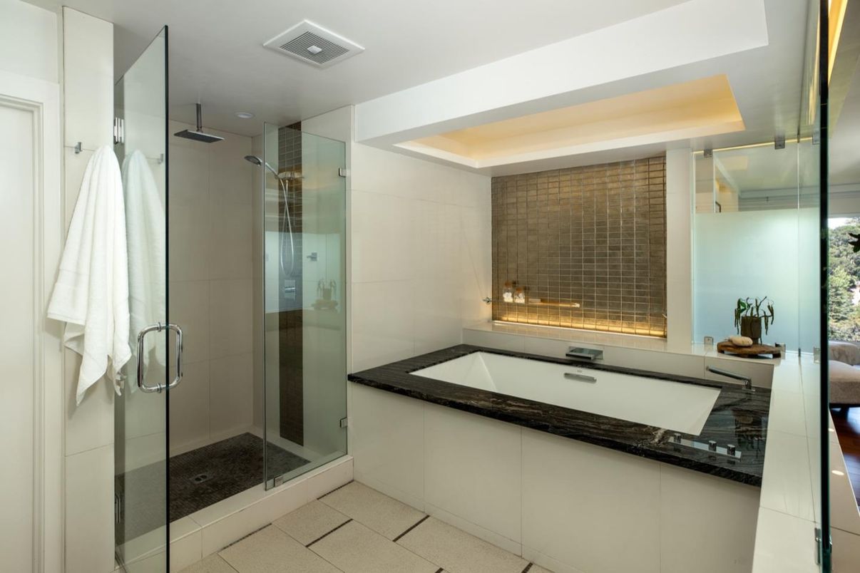 Bathroom, Glass Shower, Interior