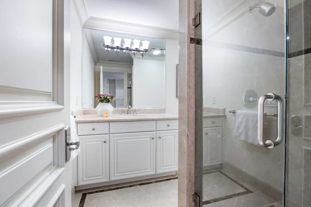 Bathroom, Glass Shower, Interior