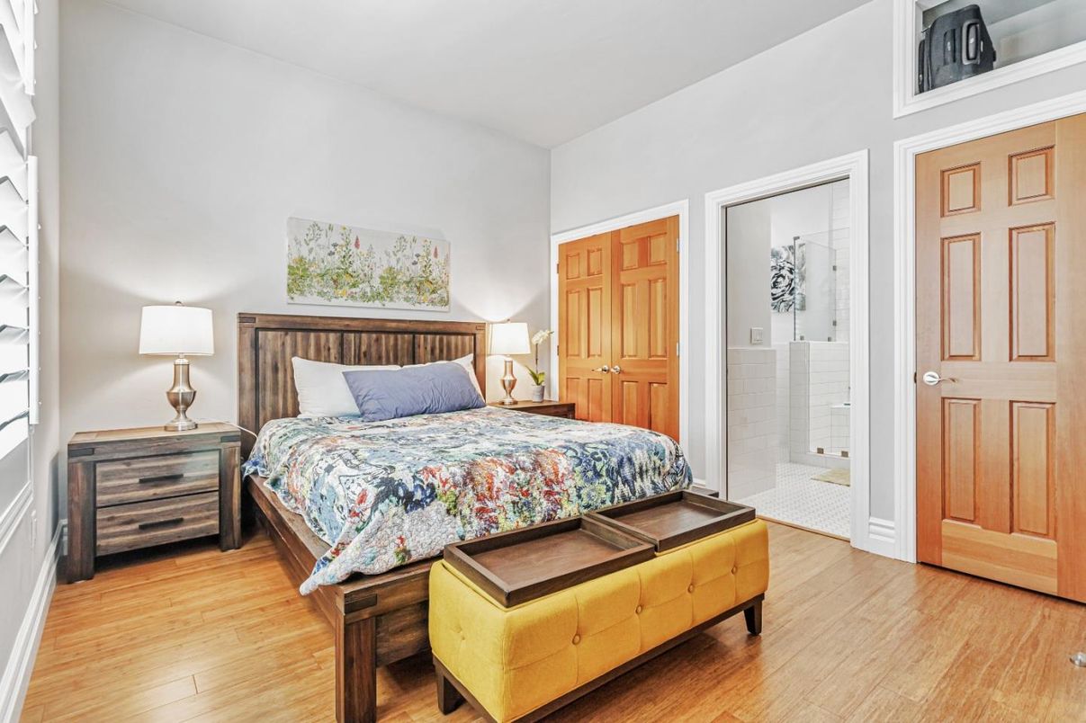 Bedroom, Interior, Wood Texture Flooring