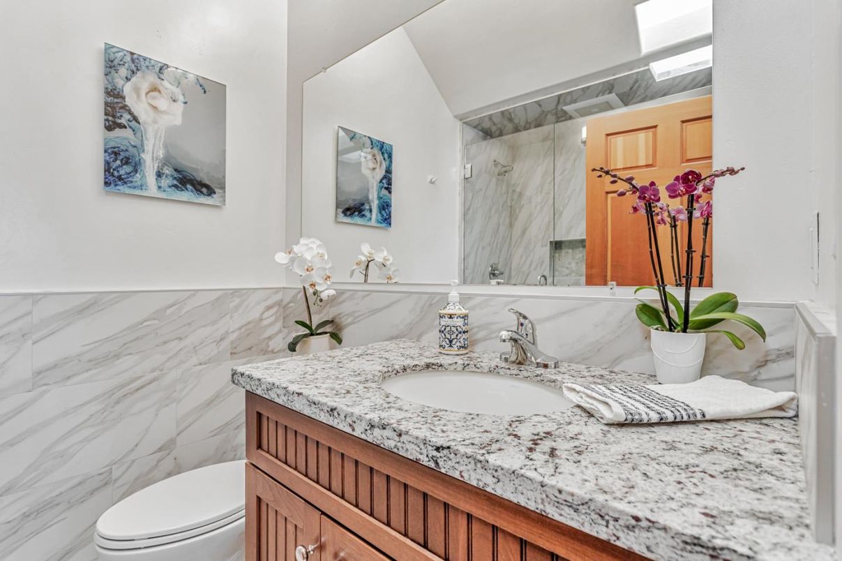 Bathroom, Interior, Marble Walls